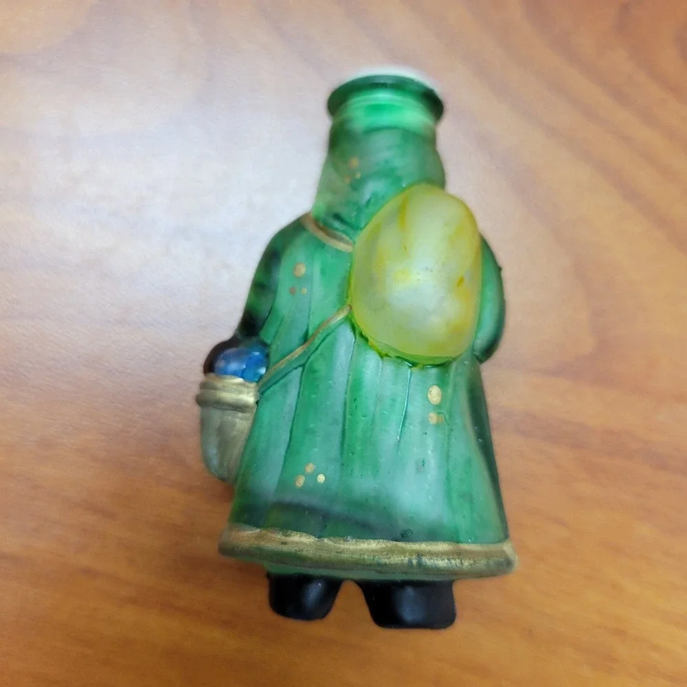 Old World Vintage Glass‎ Santa Christmas Light Cover